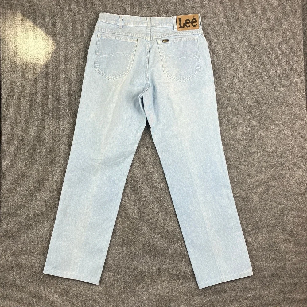 Lee Vintage Light Wash Womens Jeans‎ Size 32x28 Straight Fit 90s Denim